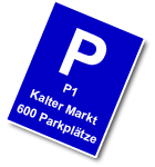 P1 Kalter Markt - 600 Parkplätze